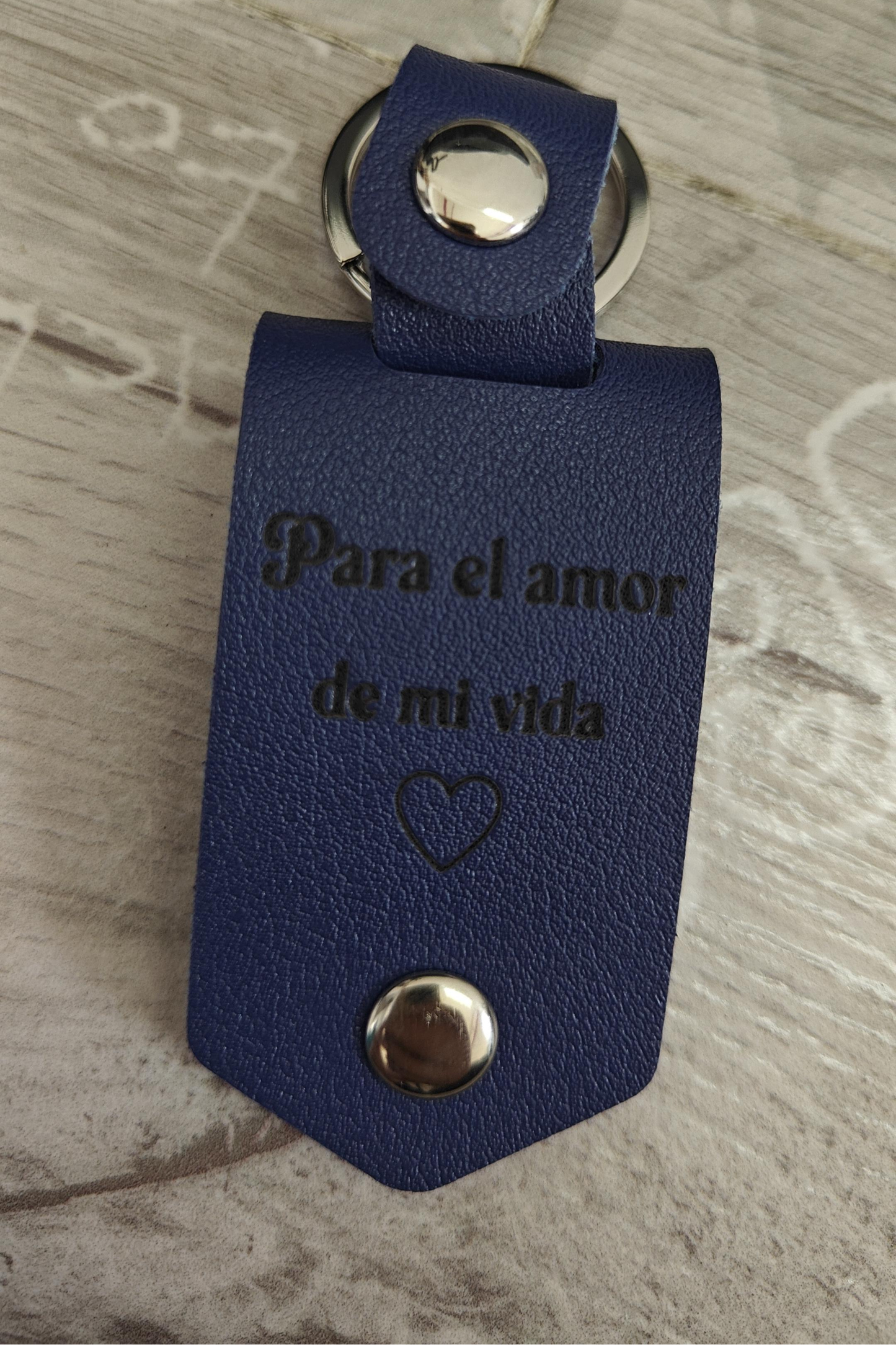 Llavero de Cuero Personalizado