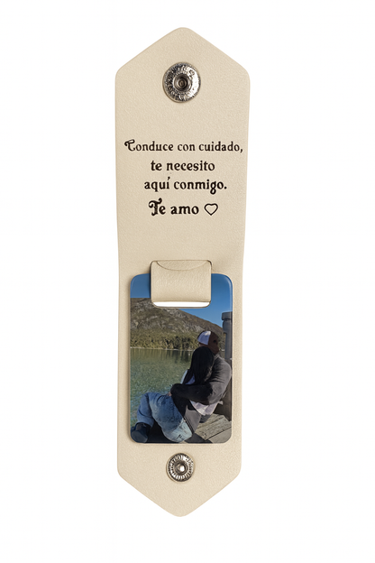 Llavero de Cuero Personalizado