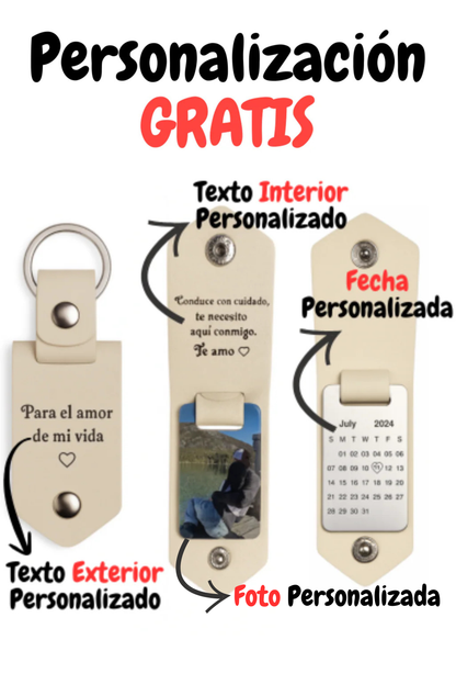 Llavero de Cuero Personalizado
